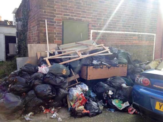Fly tipping is a common problem in houses in multiple occupancy, Labour says