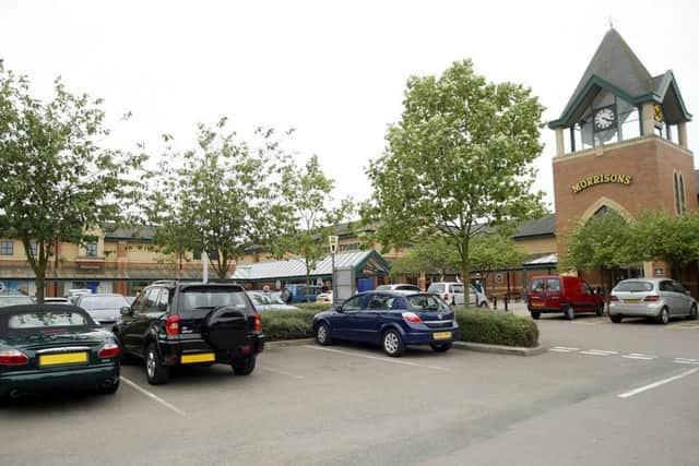 Morrisons car park on Victoria Promenade.