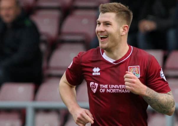 James Collins has signed for the Cobblers on loan until the end of the season