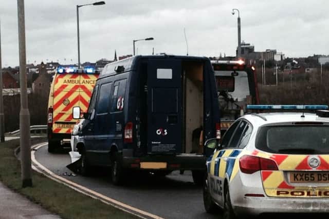 The scene at the crash