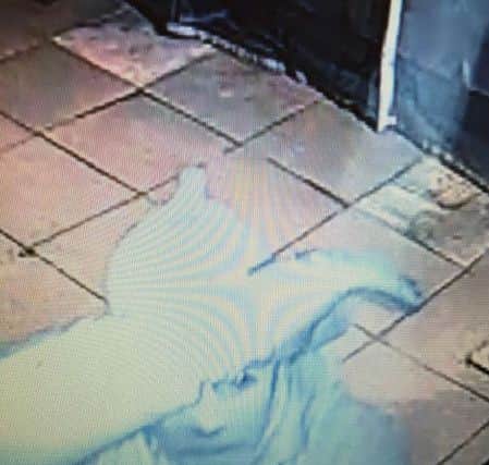 Three suspected burglars were caught on the CCTV of a house in Northampton