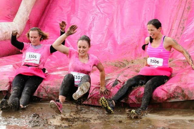 151543-135_MUDDY_03/10/2015
Race for Life Pretty Muddy a 5k muddy obstacle course on Southsea Common, Southsea, Portsmouth.
Picture: Allan Hutchings (151543-135) PPP-150310-201023006