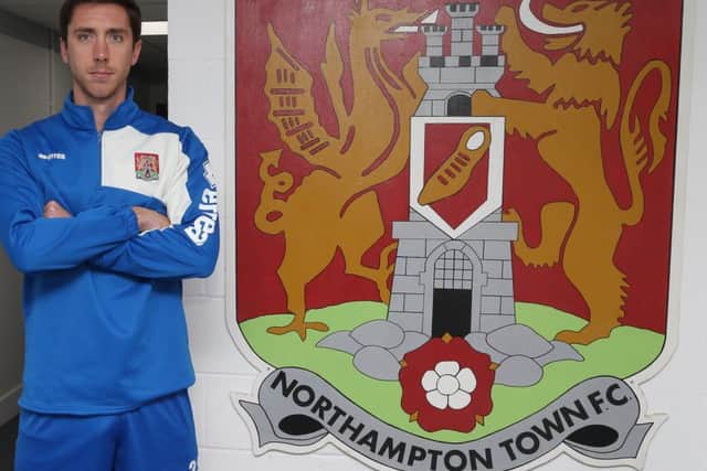 HAPPY TO BE HERE - Luke Prosser has signed for the Cobblers on loan until the end of the season (Picture: Pete Norton)