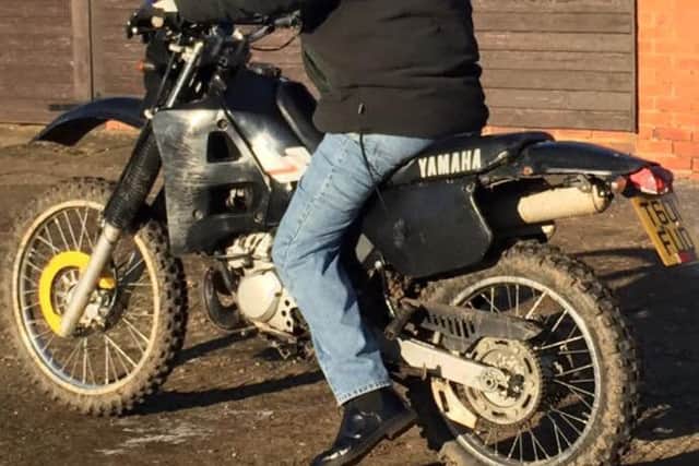 Antony Wright is offering a £300 reward for the return of his Yamaha. VGLv9DM_CLOH7hmV0kMp