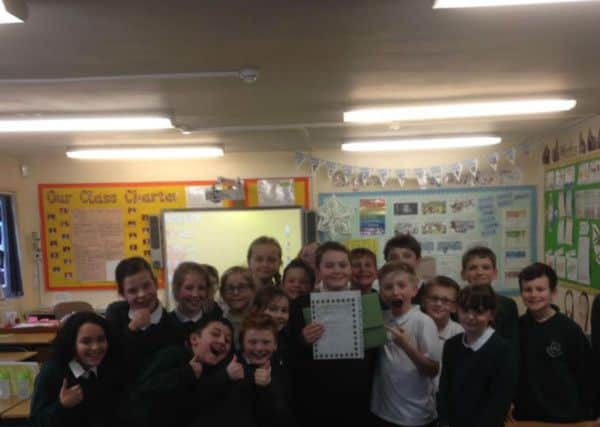 Lewis Hamilton wrote a letter back to a pupil at Earls Barton Junior School after he read a story he had written about him