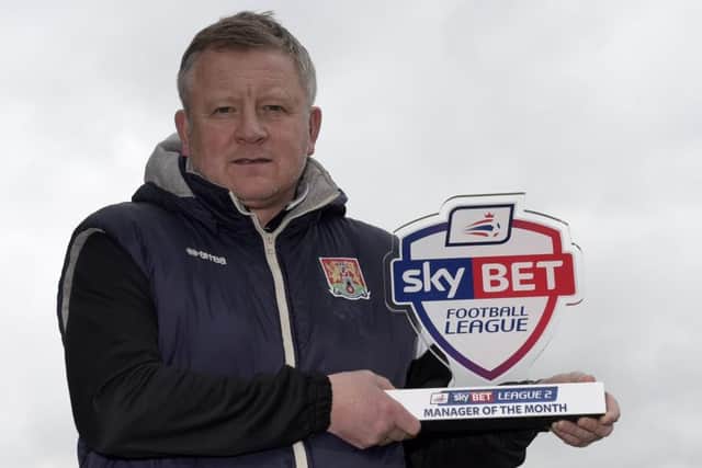 MANAGER OF THE MONTH - Chris Wilder