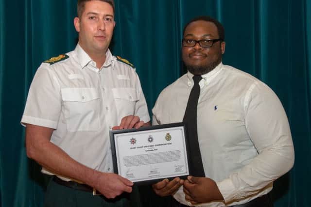 London man Chinedu Ani has been commended for his actions in repeatedly trying to pull trapped people out of the Lava & Ignite staircase crush and to safety.