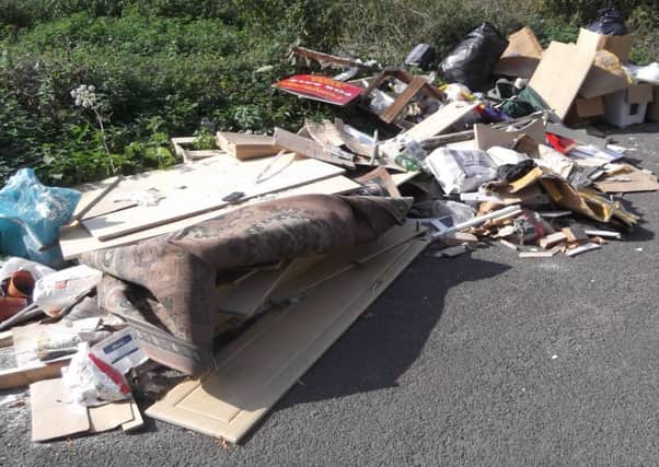 Almost 60 items of furniture have been illegally flytipped in the borough of Kettering since October 2015.