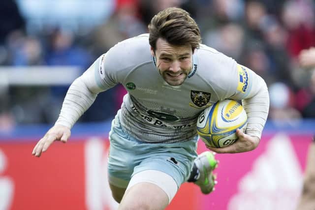 SEASON CHANGER? - Ben Foden goes over for his last-gasp winning try (Pictures: Kirsty Edmonds)