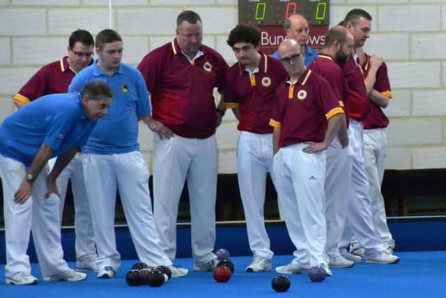 WEIGHING UP THEIR OPTIONS - action from Northants' Liberty Trophy win over Wiltshire