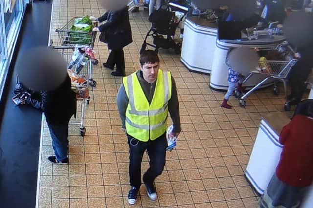 Police have released CCTV footage in a bid to identify a man, in connection with a theft that happened at the ALDI car park on Wellingborough Road, Northampton on Thursday, 28 January.