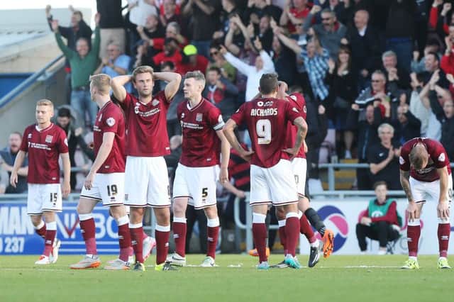 Dean Cox's superb 96th minute free-kick denied Northampton in August's 1-1 draw between the two