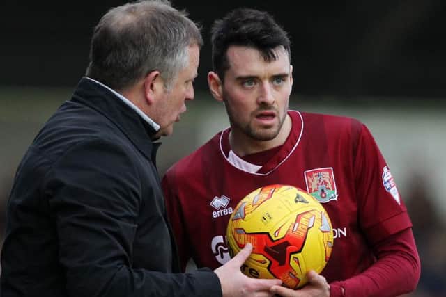 ENJOYING THE WINNING HABIT - Cobblers defender Brendan Moloney