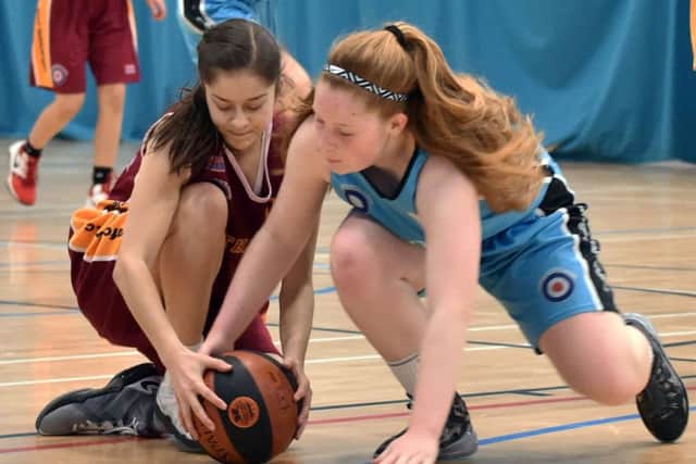 HANDS ON - action from Northants Lightning against Southend Swifts (Pictures: Dave Ikin)