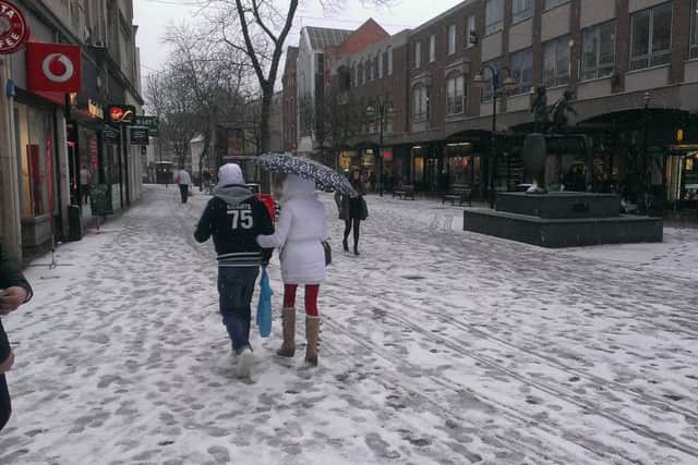 People in Northampton are being warned about the possibility of snow later this week