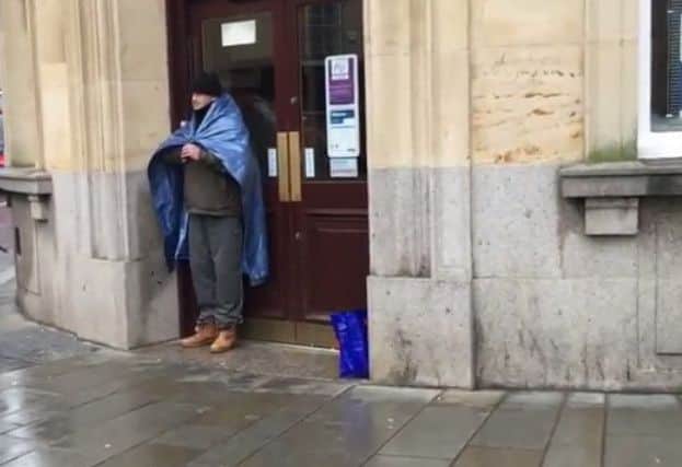 Matt Stockdale, has raised more than £3,000 for the Hope Centre by sleeping rough for three days.