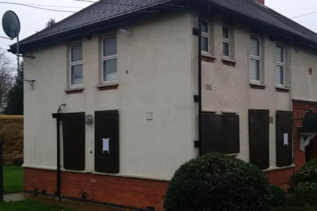 This property at Kingsland Gardens has been sealed after nuisance complaints.