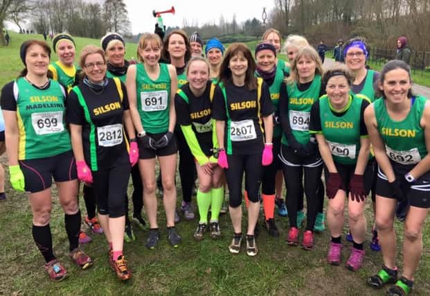 READY TO RUN - Silson Joggers Ladies ahead of competing in the Chiltern Cross Country League at Milton Keynes