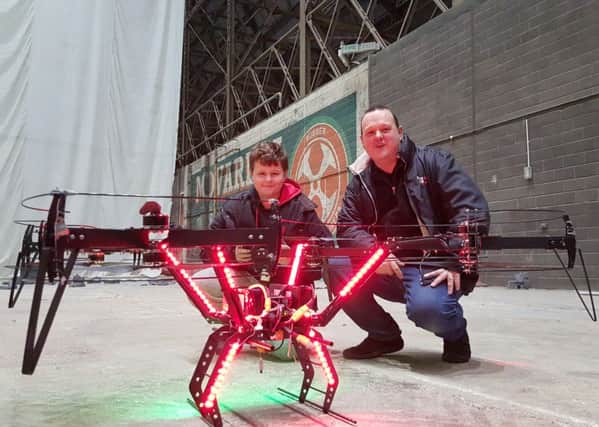 Simon and Rory Tooley are set to feature their drone flying skills in a new CBBC show this morning.