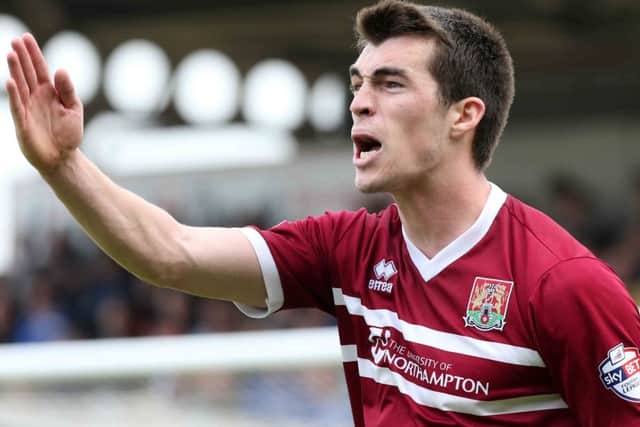 COMMITMENT - John Marquis impressed during his first spell at the Cobblers in 2014