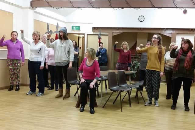 Rehearsal for The Yeoman of the Guard