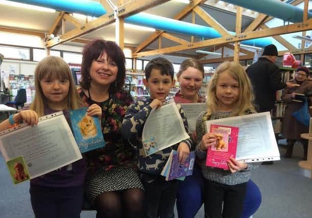 Sue with Laura McKain, James Huckerby, Ariella Startin-Ashley and Maille Howard