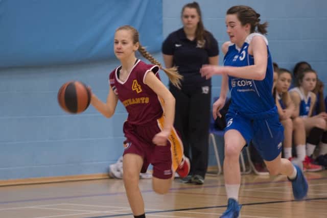 ON THE ATTACK - action from Northants Lightning Under-14s against Ipswich (Pictures: Dave Ikin)