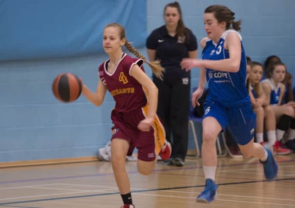 ON THE ATTACK - action from Northants Lightning Under-14s against Ipswich (Pictures: Dave Ikin)