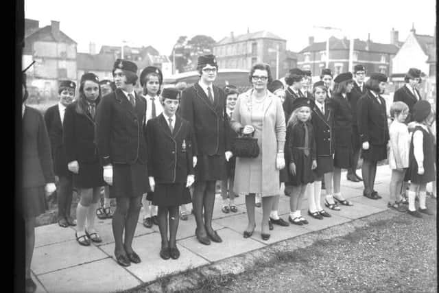 Duke of Edinburgh's Award Scheme winners from the Girls' brigade at Regent Square, Northampton, May 29, 1968