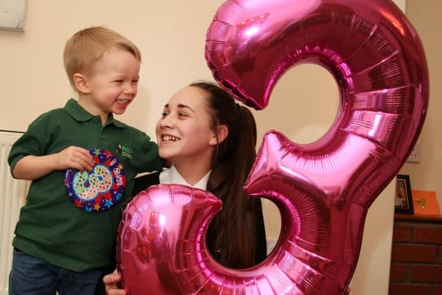 Leap Birthday: Burton Latimer: Charlotte Duncalf was born on February 29, 2004 and will celebrate her 3rd ever proper birthday next Monday, leap day. (It will be her 12th birthday)
Her brother Zachary Coulter is 3.
Thursday February 25 2015 NNL-160225-192451009