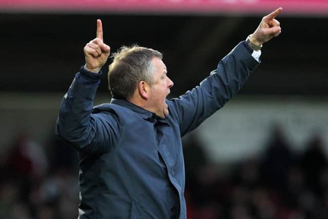POINTING THE WAY - Cobblers boss Chris Wilder