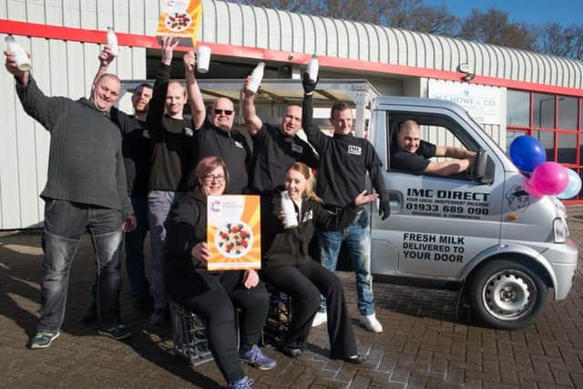 Back row, Ash Knighton, Nick Calvert, Steve Saunders, Haydn Abbott, Steve Johnstone, Chris Cordiner.Front row, Louise Brown and Victoria Carey.