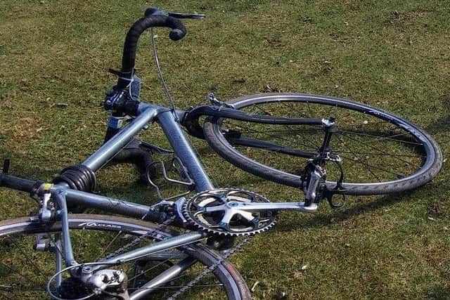 This bike was taken from a house in Abington last night. If you know any information about the burglary, call police on 101.