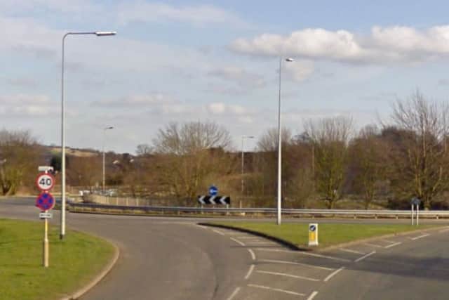 The junction or Royal Oak Way South and Leamington Way in Daventry