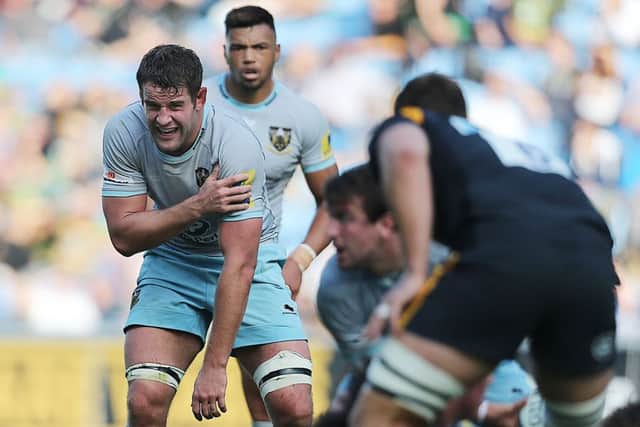 Calum Clark has been sidelined since injuring his shoulder in the pre-season friendly at Wasps in October