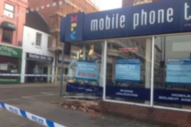 More than £2,000 worth of stock was stolen from a phone repair and trade company in Gold Street, Northampton