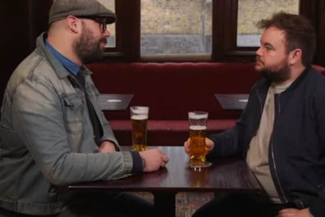 Comedians Loyd Griffith and Tom Davis exchange "your mum" compliments in the latest video by Carlsberg.