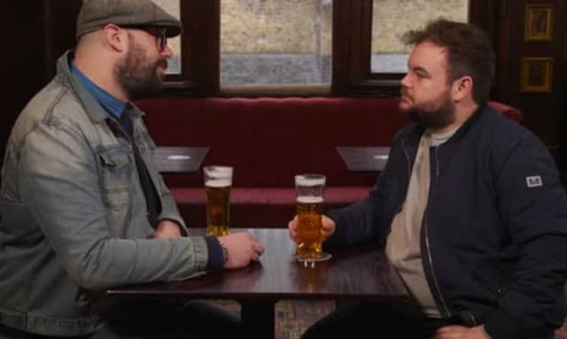 Comedians Loyd Griffith and Tom Davis exchange "your mum" compliments in the latest video by Carlsberg.