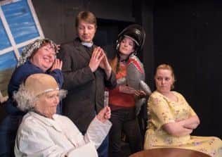 Rehearsals for a science fiction show