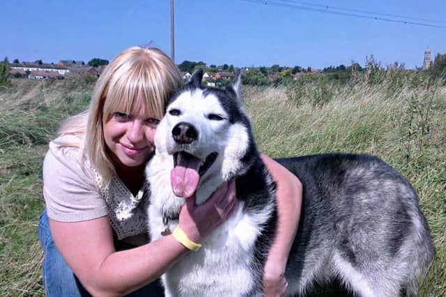 Natalie Duarte of Irthlingborough with Max
