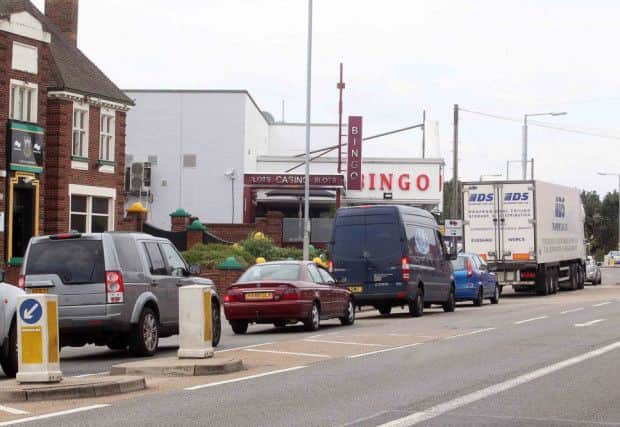 Traffic came to a standstill in St James when Cobblers and Saints clashed in 2014. Stagered kick-offs have improved things since, but road users are being told to leave extra time for journeys.