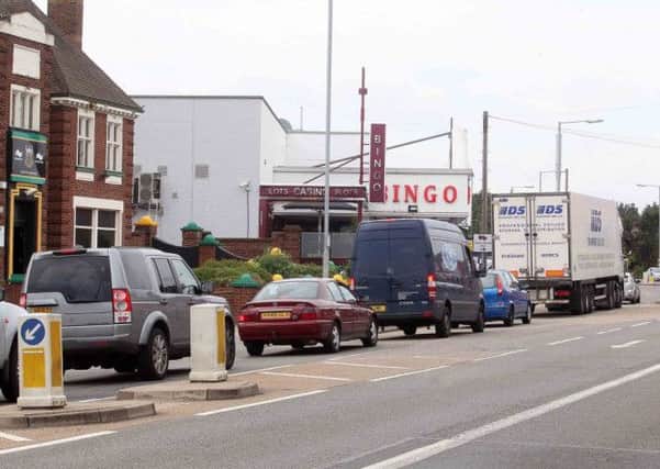 Traffic came to a standstill in St James when Cobblers and Saints clashed in 2014. Stagered kick-offs have improved things since, but road users are being told to leave extra time for journeys.