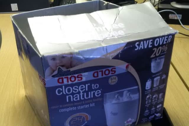 A baby was found abandoned in a box in Ibsen Walk, Corby