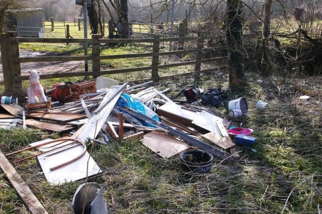 Contents was dumped near St James Lake in Brackley on Saturday, March 12. NNL-160316-141806001