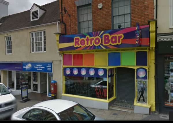 A man was hit by a bus outside Retro Bar in Northampton were staff were receiving first aid training. Google image.