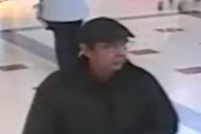 Police are appealing for information after a theft at a cash machine in Northampton on Saturday, 5 March. Officers would like to speak to the man pictured, or anyone who may recognise him.