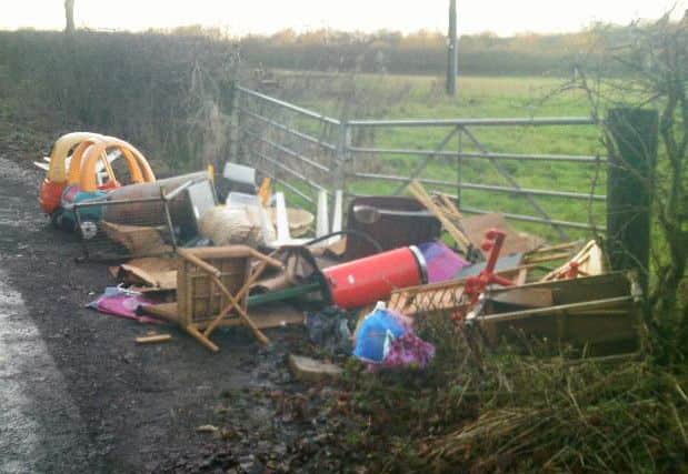 Flytipping found in Geddington.