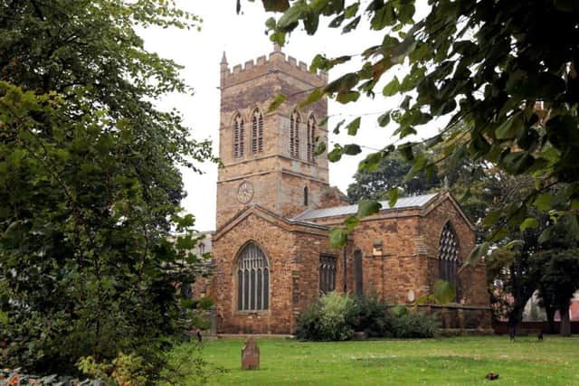 A woman was allegedly indecently assaulted in St Giles Churchyard , Northampton. on March 1, 1996
