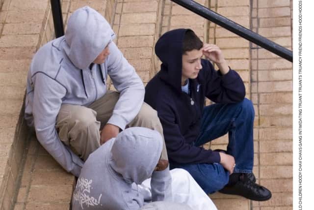 Northants Police say there are five known gangs in Wellingborough and Rushden, with about 35 people involved. Picture posed by models
