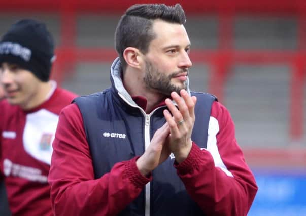 FIT AGAIN - Marc Richards travelled with the Cobblers to Stevenage last weekend, but wasn't named in the matchday squad (Picture: Sharon Lucey)